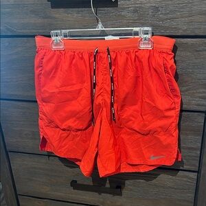 Nike Bright Orange Running Shorts